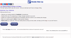 Desktop Screenshot of m.mobilewebup.com