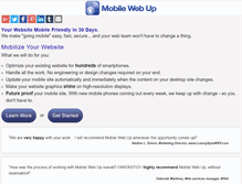Tablet Screenshot of m.mobilewebup.com